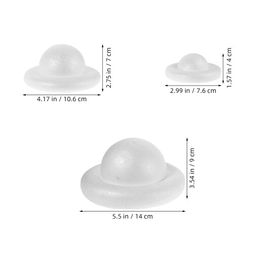 9Pcs Polystyrene Foam Balls Solar System Craft Kit for Educational Use 1