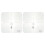 2Stk Transparentes Nählineal Acryl Für Patchwork Quilting Basteln 1