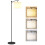 Homcom HOMCOM LED Floor Lamp with Dimmable Colours Temperature & Brightness, Black 2