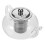1Clear Glass Teapot with Removable Filter for Brewing Loose Tea 21
