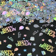 Birthday Confetti, 30g, Confetti Birthday Table Decorations, Happy Birthday Party Decorations, Glitter Sequins