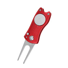 Golf Gadgets Set Divot Tool Marker Stainless Steel Essential for Golf Games