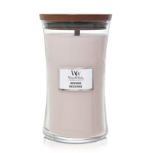 WoodWick Candle Rosewood Large Hourglass Light Pink 609g