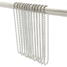 Shower Curtain Hooks Long Size 27inch/70cm, Shower Curtain Rings 12
