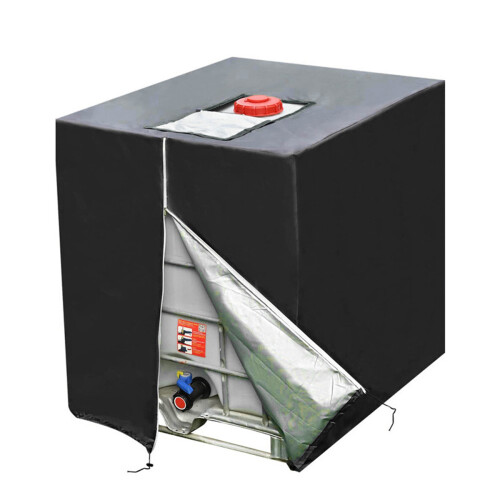 Κάλυμμα IBC Tote για εξωτερική αποθήκευση, ανθεκτικό στη σκόνη και κατά των UV210D Oxford