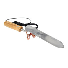 Electric Honeys Cutter With Wood Handle Fast Heating Stainless Steel Apiculture Uncapping Scraper Beekeeping Essential