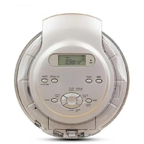 Neuer CD-Player mit Boost-System, hoher Klangqualität, stoßfest, MP3-Format, LCD-Display, 3,5-mm-Audioeingang