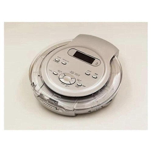 Neuer CD-Player mit Boost-System, hoher Klangqualität, stoßfest, MP3-Format, LCD-Display, 3,5-mm-Audioeingang 1