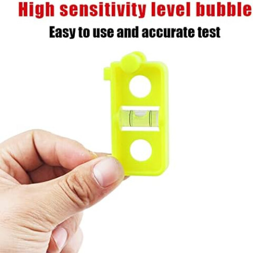 3D Printing Compound Bow Sight Tuning Bubble Level Combo Tool Kit Yellow 1