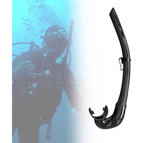 Diving Snorkel Set for Underwater Exploration Black 1