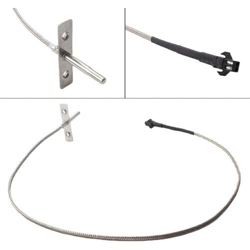 Convenient DIY BBQ Smoker Accessories  Sensitive Temperature Probe Sensor Faderesistant Electroplating 2