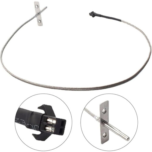 Convenient DIY BBQ Smoker Accessories  Sensitive Temperature Probe Sensor Faderesistant Electroplating 1