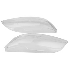 Kit de faróis dianteiros esquerdo e direito para aprimoramento de veículos, capa protetora transparente para lentes de farol com design à prova de