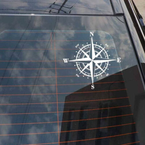 Αυτοκόλλητο βινυλίου Compass με γραφικά, ευρεία εφαρμογή και κομψή διακόσμηση, με 2