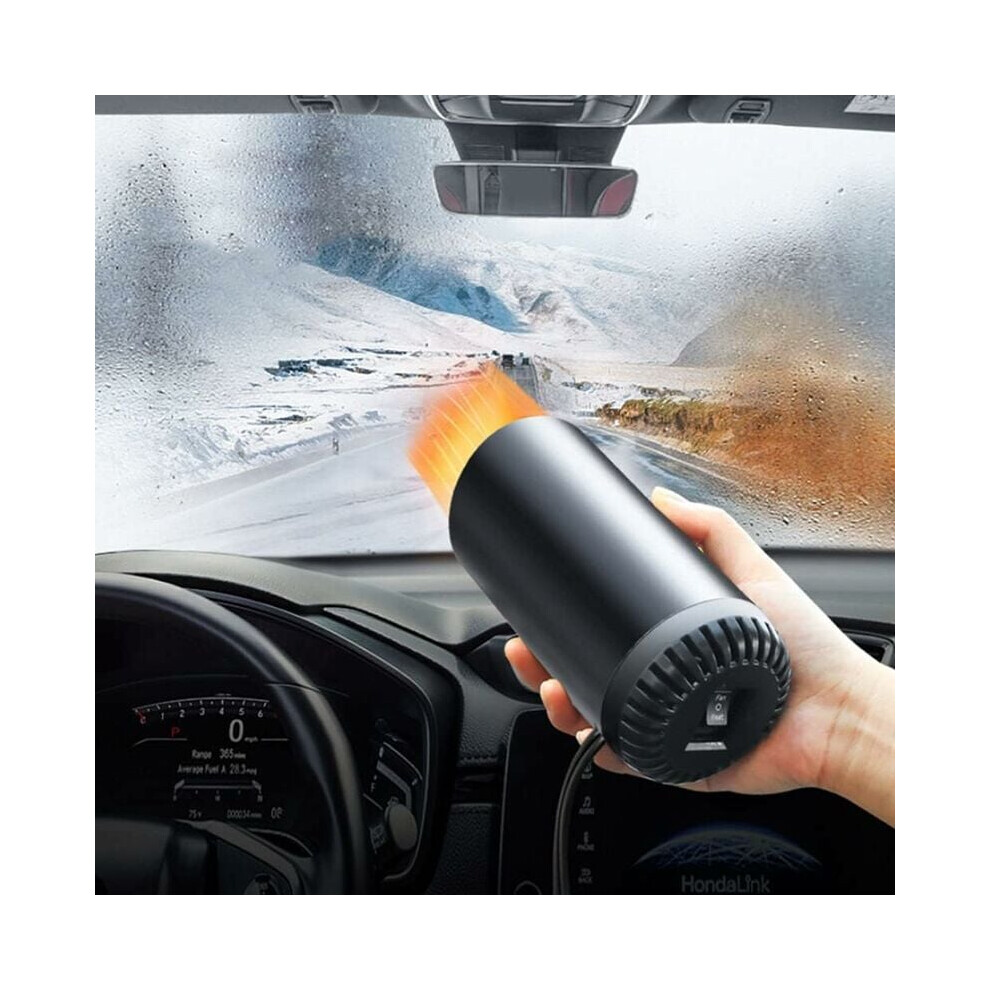 Car Companion: 12V 150W Portable Windshield Defogger And Defroster, Rapid Heating With Enhanced Mesh Cap, Aluminum Alloy For Safe And Convenient Use 9190834277554