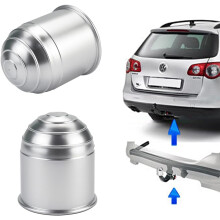 Accessori per gancio di traino: tappo a sfera universale da 55 mm di diametro per auto, camion, camper (confezione da 2), interni auto, utilizzo su
