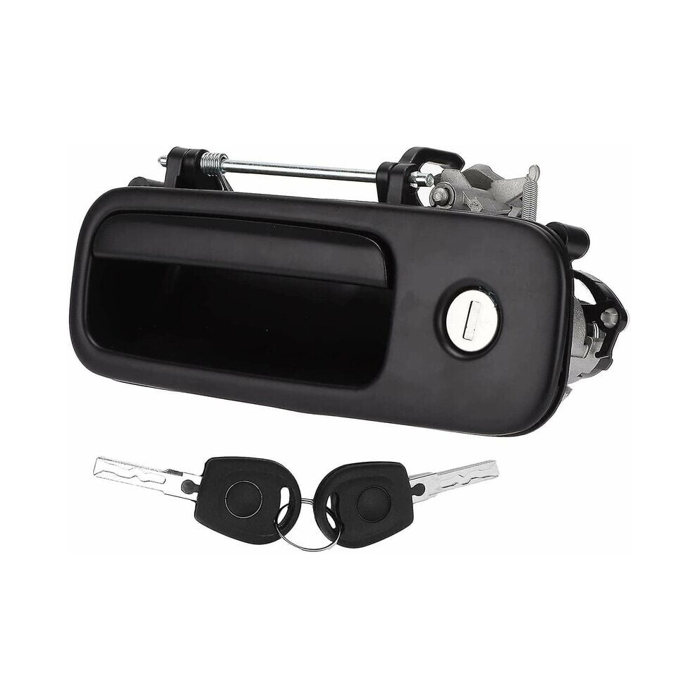 Smooth Exterior Door Handle, Front Passenger Side, Direct Replacement For Caddy Iii (2K), Golf Iii & Iv Variants, High-Quality Mat, Easy Black 9190834277219