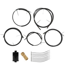Bridas de cable autoblocantes fabricadas en nylon 6/6, correas de sujeción de alta resistencia que cumplen con la normativa RoHS, bridas negras
