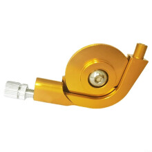 Bicycle V Brake Converter Aluminum Alloy Caliper Adapter Road Mountain Bike Brake System Parts Weather Resistant Installation Kit(Gold)