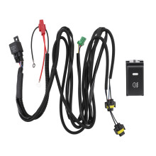 Aan/uit-schakelaarset voor mistlampkabelboom, extra mistlampen, 12V-relaismodule, plug-and-play-ontwerp, universele compatibiliteit,