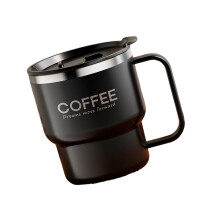 Contemporary Nonrust Steel Thermal Mugs Odor Resistant-Black