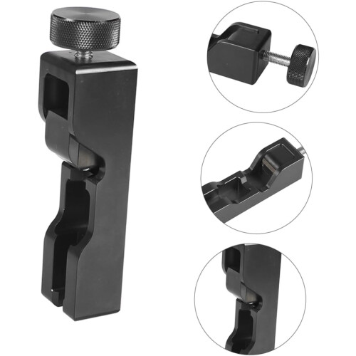 Wide Application Spark Plug Gap Measuring Tool Car Spark Plug Gapping Tool Black 14X3.1cm 1