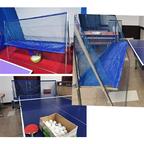 Table Tennis Practice Net for Ball Shooter  Easy to Install Foldable Net 2