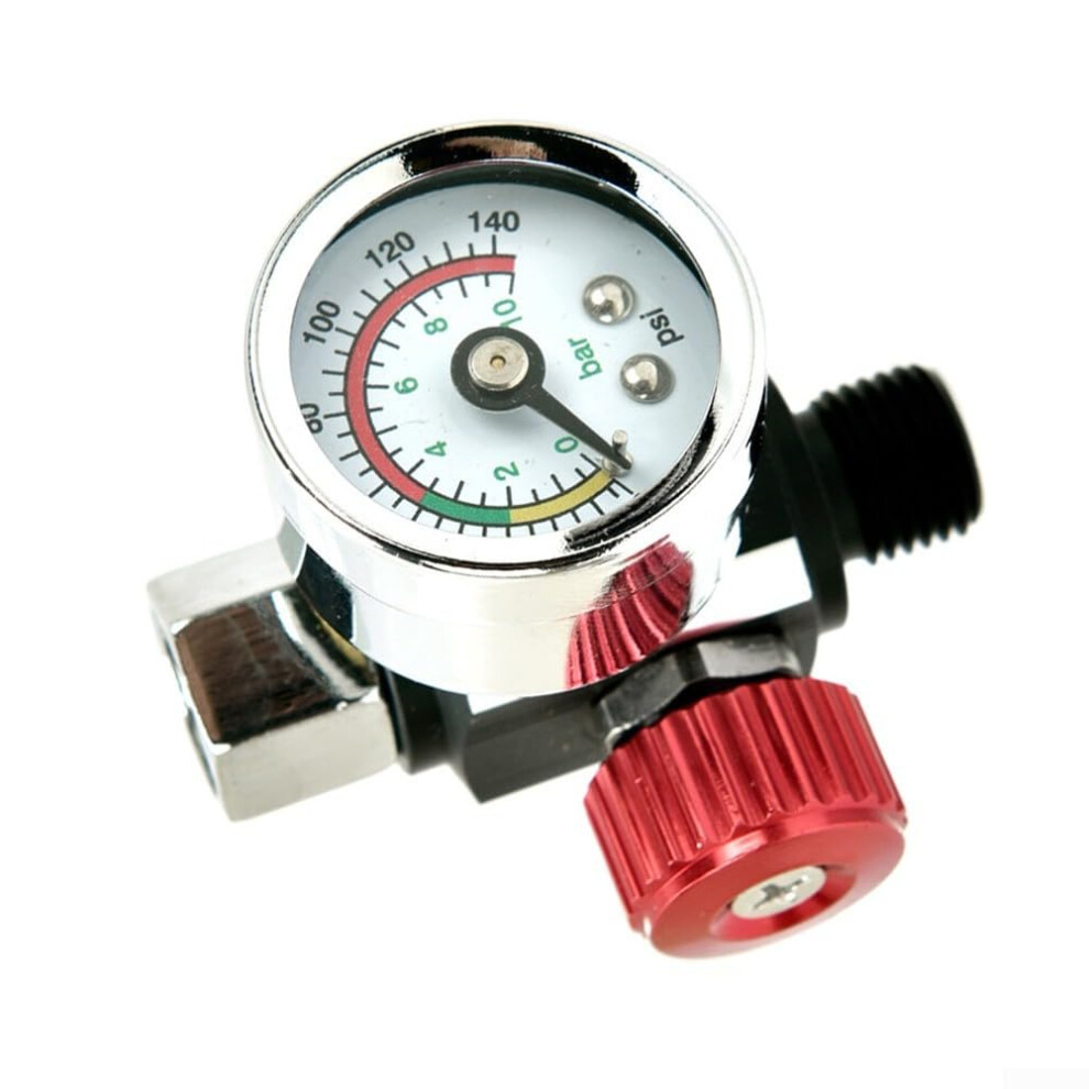 Pressure Regulator With Flow Rate, 1/4 Npt Connection (Blue) Blue 9412369720085