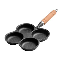 NonStick Egg Frying Pan Versatile Omelette and Pancake Maker with FourHole Design for Even Cooking Egg Cooking Tool for Gas and Induction Stoves