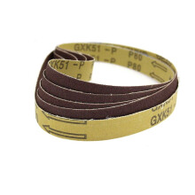 10 pieces 520 x 20 mm / 330 x 10 mm / 457 x 13 mm abrasive belts sanding machine tool for belt grinder P60 P320, 520 x 20 mm P120 520x20mm