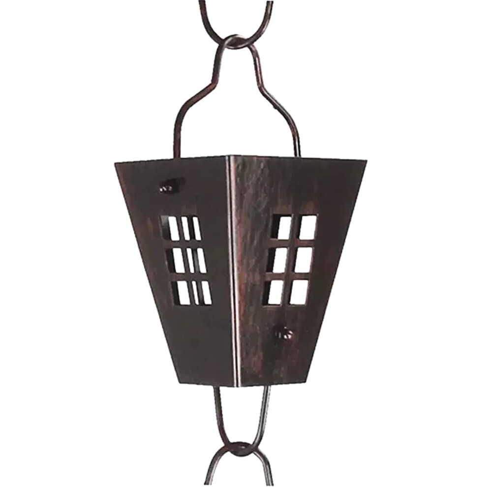 Rain Chain, Square, Rainwater Collector/Divertor, Rain Chain For Gutter Downspouts For Roof Eaves Drainage, 240 Cm (8 Feet) 9426802182316