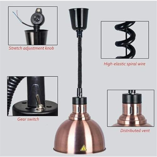 Food Heater SelfHelp Lifting Food Warming Light 2