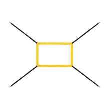 Strike Zone Target for Pitching Net, 4 Adjustable Straps  Professional Pitcher Training Devices Yellow
