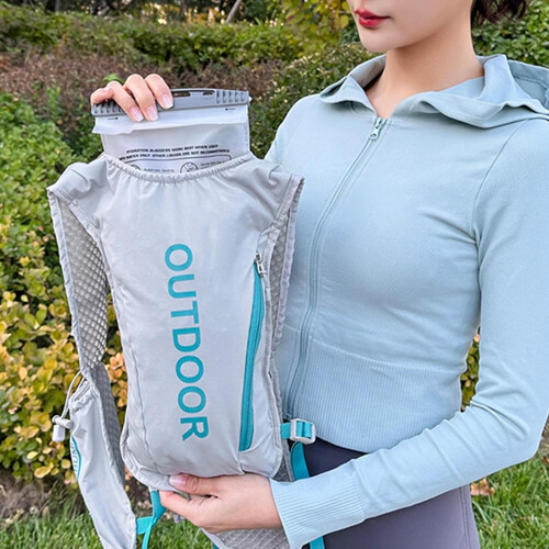 Water Backpack, 5L Running Vest, Lightweight, Breathable, Adjustable Chest Straps 2