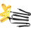Strike Zone Target for Pitching Net, 4 Adjustable Straps  Professional Pitcher Training Devices Yellow 5