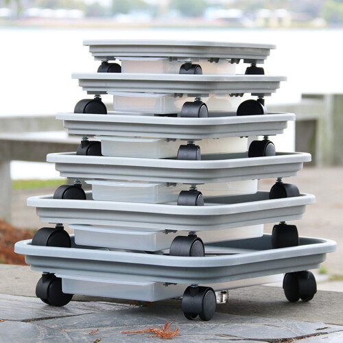 Plastic Rolling Plant Bracket Flower Top Bracket voor binnen-M 1
