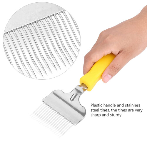 Bee Keeping Stainless Multifunctional Tool Honey Uncapping Fork Comb Steel Beekeeping  Enhanced Performance  Durability 1