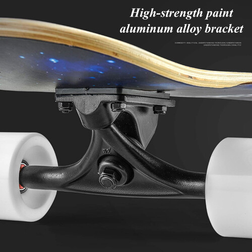 43Inch Longboard, 8Layer Maple DropThrough for Kids, Teens, Beginners 2