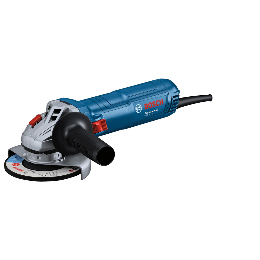Corded Angle Grinder Gws 12125 (220240 V, Disc Ã: 125Mm, Auxiliary Handle, Incl. Protective Guard, Backing Flange, Locking Nut, Twohole Spanner) 9412369739254