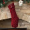 Kerst Geborduurde Letter Kous Oversized Gebreid Ontwerp-Witte M 6