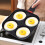 Fried Egg Pan, 4 Hole Pancake Pan, Omelette Pan Egg Cooker, NonStick for Camping 5