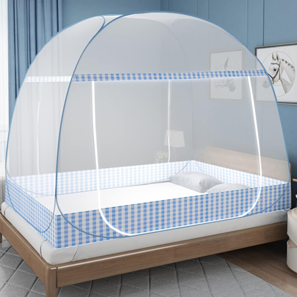 Folding Mosquito Net, Portable PopUp Mosquito Net for Bedroom, Installation Mosquito Net (1.8 * 2.0 m) 1.8*2.0m