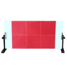 Table Tennis Rebound Board Desk Professional Ping Pong Rebound Machine/ Cover Self Training Equipment (Color: Red)