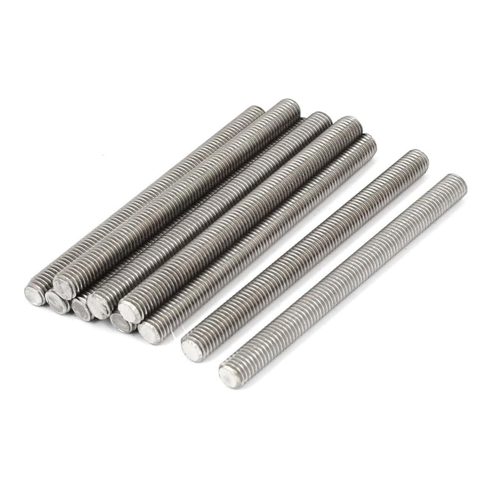 Fully Threaded Rod, 304 Stainless Steel M4 Full Length 10 45 Mm For Anchor Bolts, Clamps, Hangers And Ubolts, Pack Of 10 (M4 X 45 Mm) M4x45mm 9412369723048