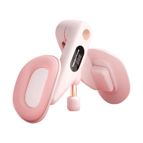 ABS Foam Thigh Masters Toner Workout, Adjustable Pelvic Hip Trainer (Rose)