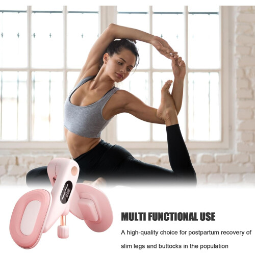 ABS Foam Thigh Masters Toner Workout, Adjustable Pelvic Hip Trainer (Rose) 1