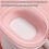ABS Foam Thigh Masters Toner Workout, Adjustable Pelvic Hip Trainer (Rose) 5