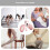 ABS Foam Thigh Masters Toner Workout, Adjustable Pelvic Hip Trainer (Rose) 4