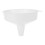 Funnel wine strainer wine accessories white plastic 1