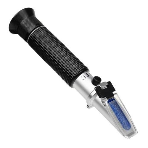 Refractometer, Refractometer 032% Food Drinks Sugar Test ATC Content Meter Handheld Brix Meter A 02